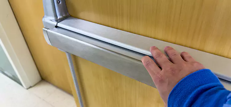 Installing a Push Bar on a Door Carrollton
